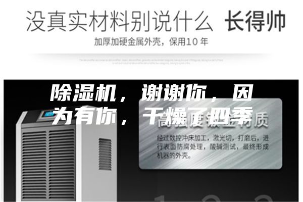 除濕機(jī)，謝謝你，因?yàn)橛心?，干燥了四?/></p>
                            <p style=