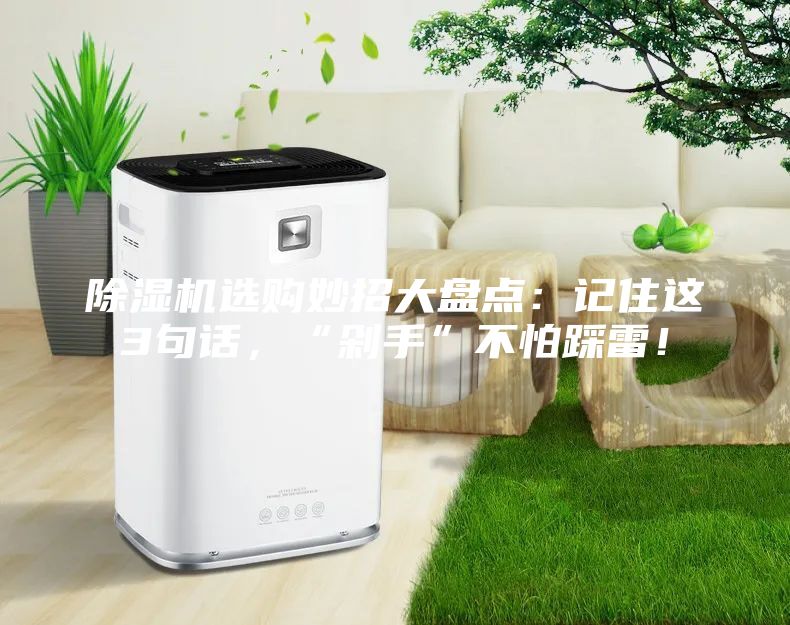除濕機選購妙招大盤點：記住這3句話，“剁手”不怕踩雷！
