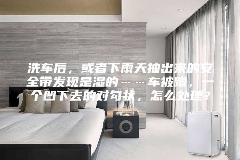 洗車后，或者下雨天抽出來的安全帶發(fā)現(xiàn)是濕的……車被蹭，一個凹下去的對勾狀，怎么處理？