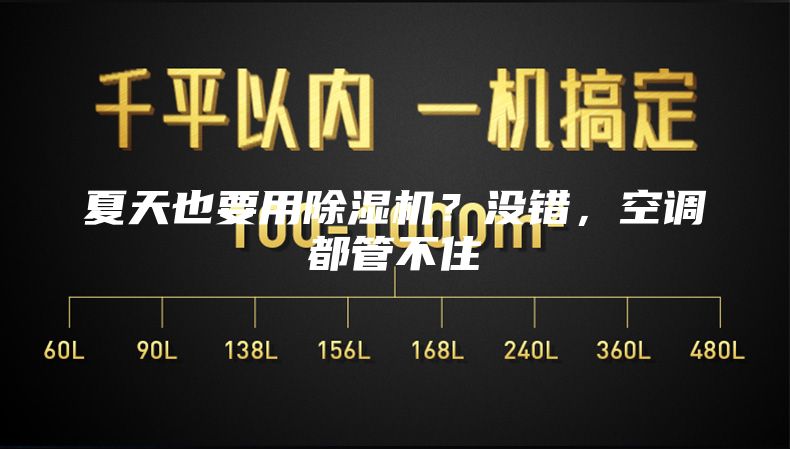 夏天也要用除濕機？沒錯，空調都管不住