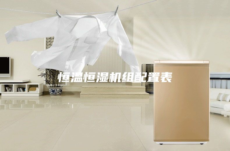 恒溫恒濕機組配置表