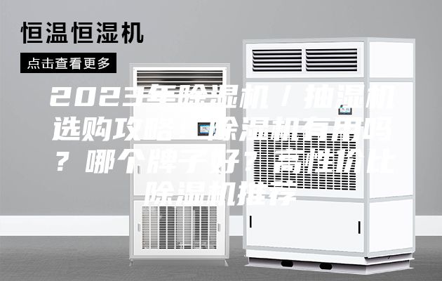 2023年除濕機／抽濕機選購攻略！除濕機有用嗎？哪個牌子好？高性價比除濕機推薦