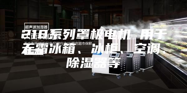 218系列罩極電機(jī) 用于無霜冰箱、冰柜、空調(diào)、除濕器等